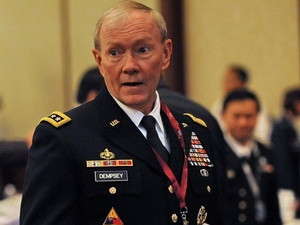 Chủ tịch Hội đồng tham mưu trưởng liên quân Mỹ, Tướng Martin Dempsey. (Nguồn: Getty) Chủ tịch Hội đồng tham mưu trưởng liên quân Mỹ, Tướng Martin Dempsey. (Nguồn: Getty)