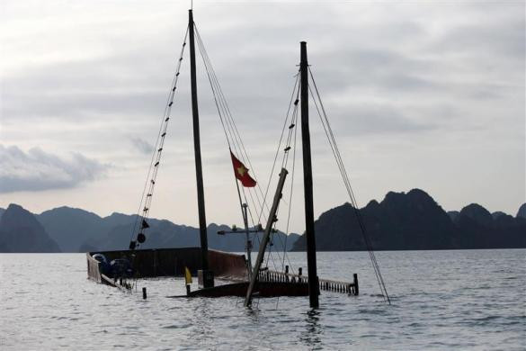 Tàu Trường Hải 06 bị đắm tại Vịnh Hạ Long ngày 17/2/2011