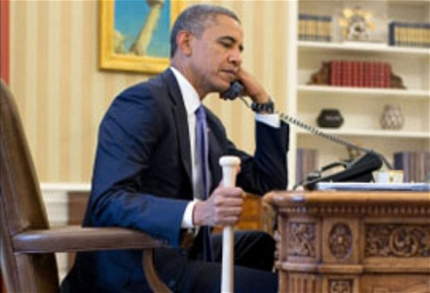 Bức ảnh ông Obama nắm gậy bóng chày khi hội đàm với Thủ tướng Thổ Nhĩ Kỳ đã thu hút sự giận dữ từ dư luận Ankara. Bức ảnh ông Obama nắm gậy bóng chày khi hội đàm với Thủ tướng Thổ Nhĩ Kỳ đã thu hút sự giận dữ từ dư luận Ankara.