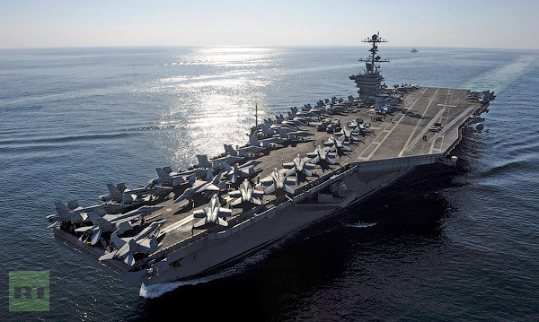 Tàu USS John C. Stennis đang trên đường tới căn cứ của Hạm đội 5 tại vùng Vịnh. Tàu USS John C. Stennis đang trên đường tới căn cứ của Hạm đội 5 tại vùng Vịnh.