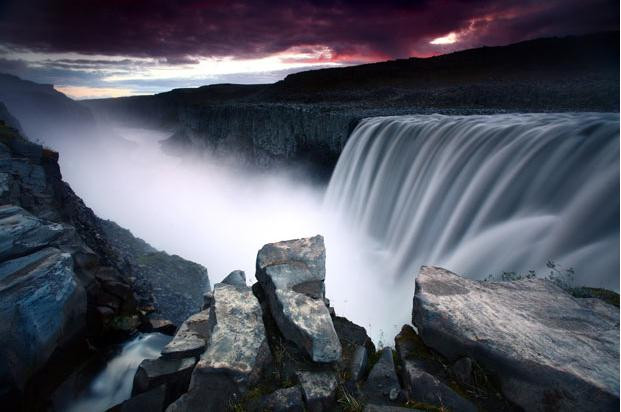 Bình minh trên Dettifoss, đông bắc Iceland. Bình minh trên Dettifoss, đông bắc Iceland.