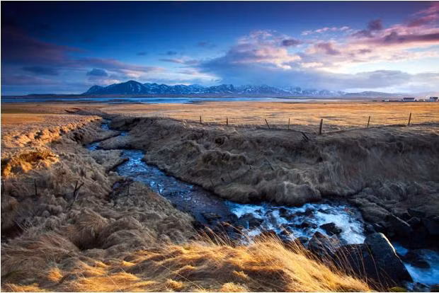 Snaefellsness nhìn từ Kolbeinstadir, tây bắc Iceland