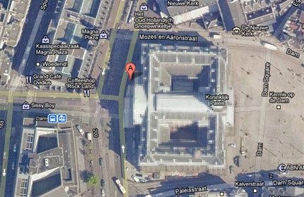 9. Cung điện hoàng gia Hà Lan tại Amsterdam.