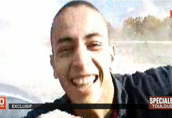 Chân dung sát thủ Merah (ảnh do truyền hình Pháp cung cấp)