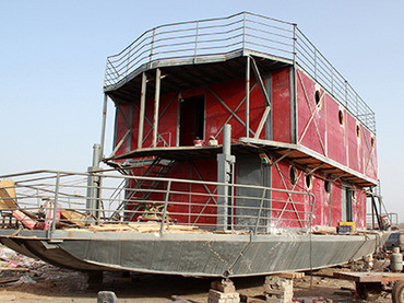 Con tàu của ông Hải.