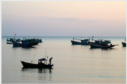 Bình minh trên biển (Ảnh: K.N/Lao động) Bình minh trên biển (Ảnh: K.N/Lao động)