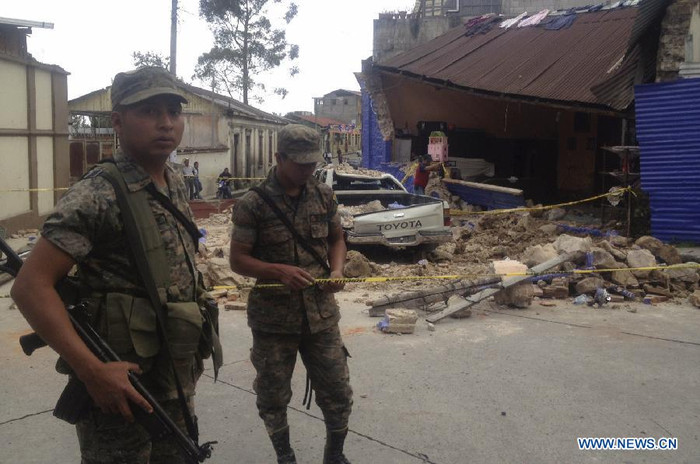 Trận động đất mạnh còn được cảm nhận thấy ở cả các nước láng giềng như Mexico, El Salvador. Trận động đất mạnh còn được cảm nhận thấy ở cả các nước láng giềng như Mexico, El Salvador.