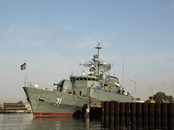 Một tàu chiến của Iran. Ảnh AFP Một tàu chiến của Iran. Ảnh AFP