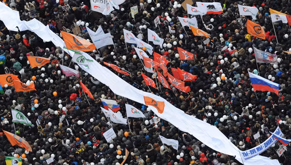 Người Moscow tham gia biểu tình tại Bolotaya