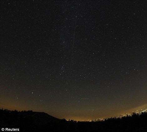 Mưa sao băng Perseid trên bầu trời Thụy Sỹ