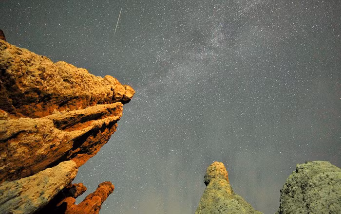 Mưa sao băng Perseid tại Kuklici, Macedonia, Mỹ.
