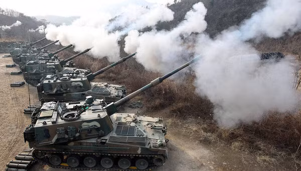 Ảnh quân đội Hàn Quốc tập trận