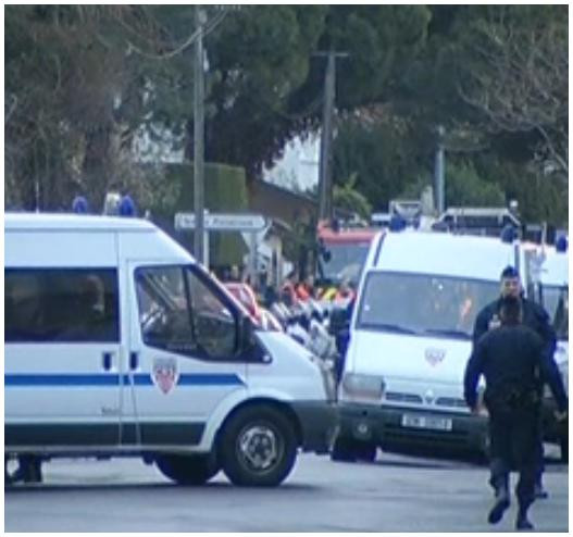 Những hình ảnh mới nhất tại hiện trường (trời đã sáng rõ ở Toulouse)