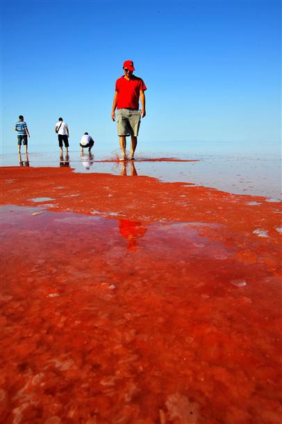 Hồ muối nằm ở Anatolia, Thổ Nhĩ Kỳ Hồ muối nằm ở Anatolia, Thổ Nhĩ Kỳ