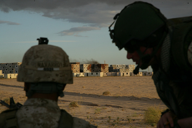 Lính Mỹ tham gia huấn luyện tại Yodaville.