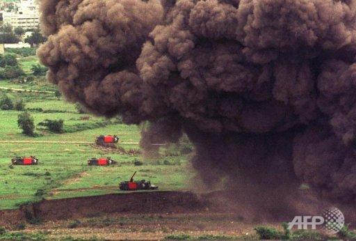 Ảnh Đài Loan tập trận năm 1997.