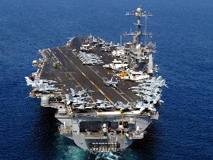 Tàu sân bay USS John C. Stennis của Mỹ. Ảnh minh họa. (Nguồn: AFP/TTXVN) Tàu sân bay USS John C. Stennis của Mỹ. Ảnh minh họa. (Nguồn: AFP/TTXVN)