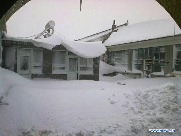 Trận mưa tuyết lớn nhất kể từ năm 1960 tới nay tấn công quận Diên Khánh, Bắc Kinh.