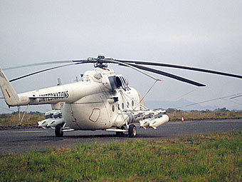 Trực thăng của Liên Hợp Quốc tại Sudan.