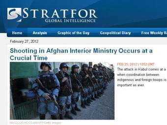 Ảnh từ trang web của Stratfor Ảnh từ trang web của Stratfor