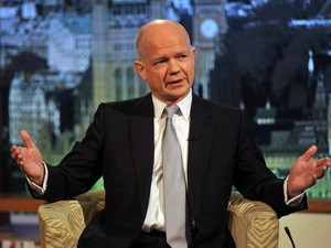 Ngoại trưởng Anh William Hague