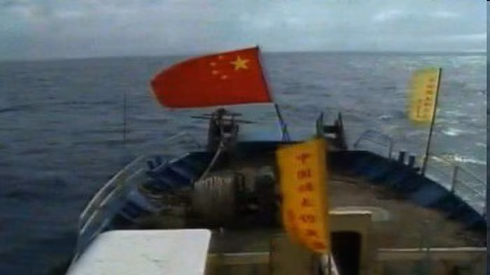 Tàu cá chở 14 người Hồng Kông tìm mọi cách tiến lại gần quần đảo Senkaku/Điếu Ngư.