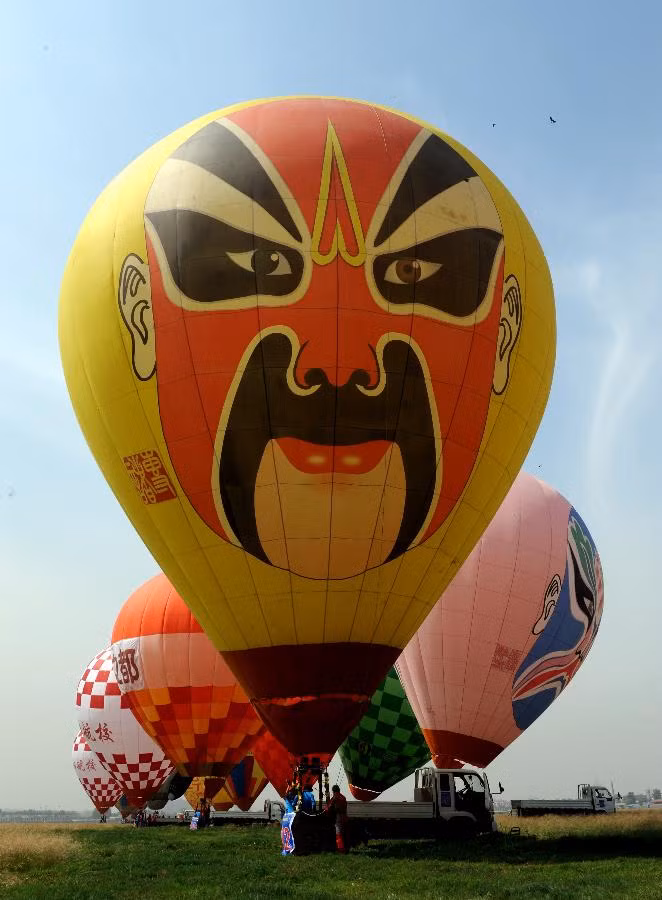 Khinh khí cầu tại triển lãm