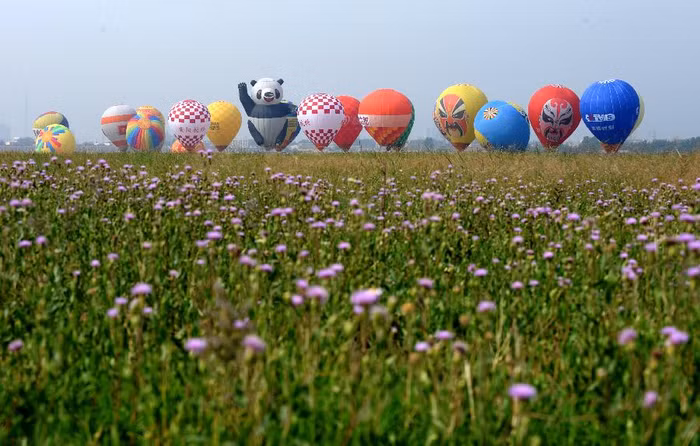 Khinh khí cầu tại triển lãm