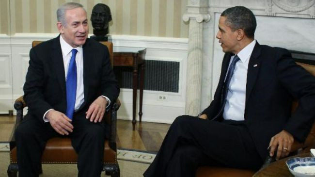 Tổng thống Mỹ Barack Obama (phải) tiếp Thủ tướng Israel Benjamin Netanyahu ở Washington hôm 5/3 Tổng thống Mỹ Barack Obama (phải) tiếp Thủ tướng Israel Benjamin Netanyahu ở Washington hôm 5/3