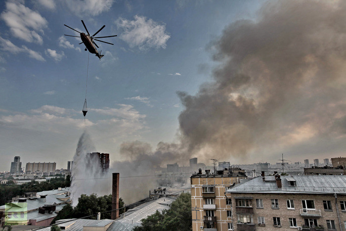 May mắn không có người thương vong trong vụ hỏa hoạn.