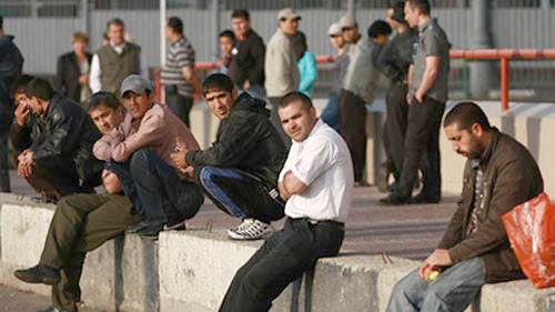 Người lao động nhập cư tại Moscow.