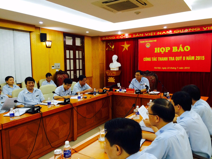 Buổi họp báo sáng nay. Ảnh Tuổi trẻ Buổi họp báo sáng nay. Ảnh Tuổi trẻ