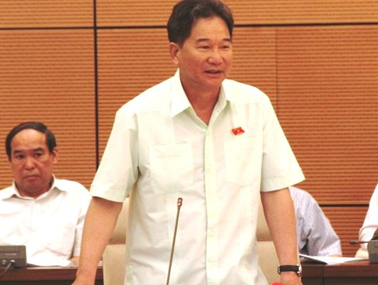 Đại biểu Nguyễn Bá Thuyền (đoàn Lâm Đồng). Ảnh: Infonet Đại biểu Nguyễn Bá Thuyền (đoàn Lâm Đồng). Ảnh: Infonet