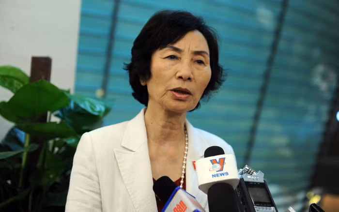 Đại biểu Quốc hội Bùi Thị An (đoàn Hà Nội). Ảnh: Báo Vietnamnet.