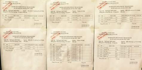 Nhiều thí sinh không đủ tiêu chuẩn vẫn đăng đăng ký dự thi, tuyển chọn (ảnh: Xuân Quang) Nhiều thí sinh không đủ tiêu chuẩn vẫn đăng đăng ký dự thi, tuyển chọn (ảnh: Xuân Quang)