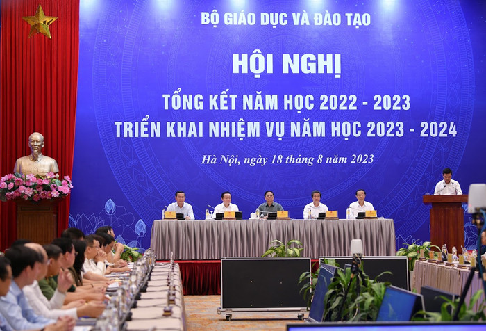 Toàn cảnh Hội nghị Tổng kết năm học 2022-2023, triển khai nhiệm vụ năm học 2023-2024 Toàn cảnh Hội nghị Tổng kết năm học 2022-2023, triển khai nhiệm vụ năm học 2023-2024