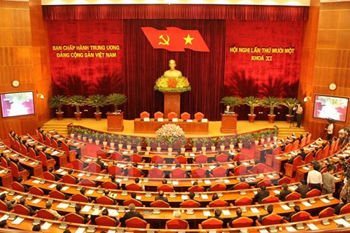 Hội nghị Ban Chấp hành Trung ương 11 xác định độ tuổi, tiêu chuẩn của Ủy viên Trung ương. ảnh: TTXVN.