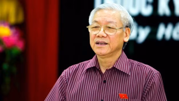 Tống Bí thư yêu cầu đẩy mạnh công tác phòng chống tham nhũng. ảnh: TTXVN.