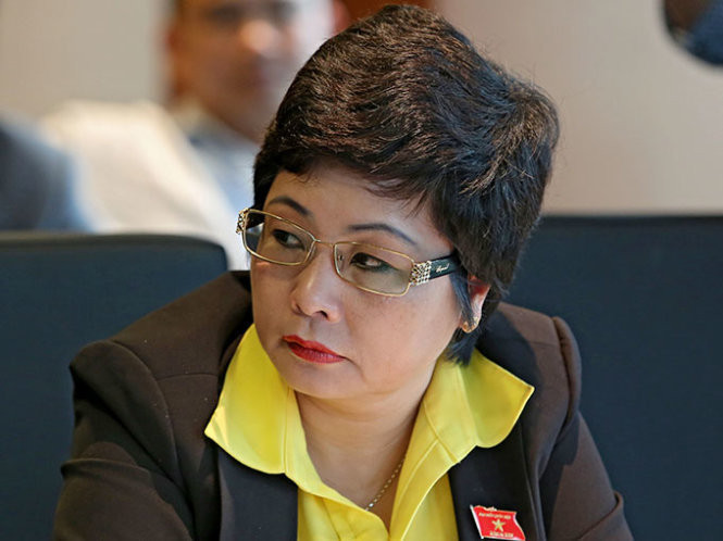 Quốc hội xem xét bãi miễn tư cách Đại biểu quốc hội của bà Châu Thị Thu Nga. ảnh: VTC. Quốc hội xem xét bãi miễn tư cách Đại biểu quốc hội của bà Châu Thị Thu Nga. ảnh: VTC.