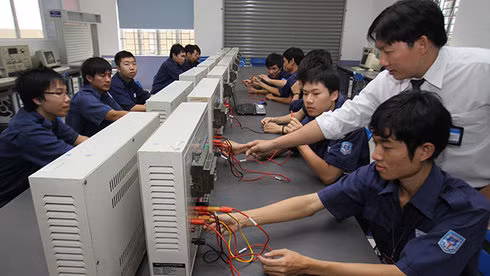 Giáo dục nghề nghiệp có vốn đầu tư nước ngoài hoạt động không quá 70 năm. ảnh: kt&amp;db.