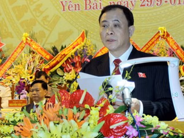 Ông Phạm Duy Cường - Bí thư Tỉnh ủy Yên Bái. ảnh: TTXVN.