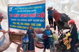 Thu gom phế liệu và rác thải nhựa giúp phụ nữ nghèo