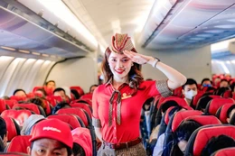 Ngày 15/1, Vietjet giảm 30% vé Deluxe tất cả các đường bay trong nước, quốc tế