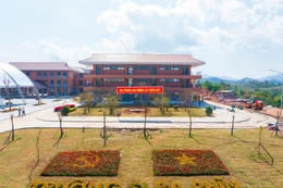 Hé lộ hình ảnh trường phổ thông nội trú liên cấp hiện đại bậc nhất vùng biên giới phía Bắc