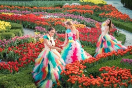 Hàng nghìn du khách đón Tết Bính Ngọ cùng hơn triệu bông tulip tại Sun World Ba Na Hills