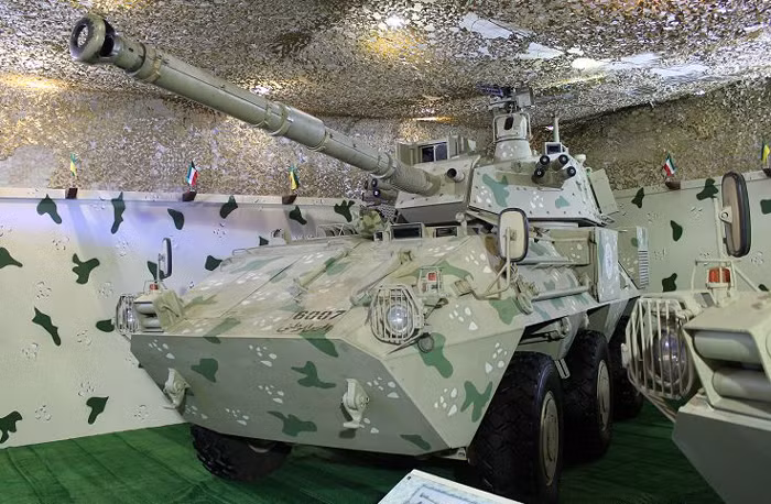 Xe thiết giáp Pandur lắp bệ pháo tự hành, cỡ nòng 90mm của Kuwait Xe thiết giáp Pandur lắp bệ pháo tự hành, cỡ nòng 90mm của Kuwait