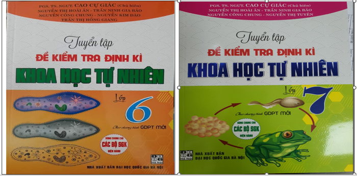 Ảnh chụp màn hình sách tuyển tập đề kiểm tra đang được rao bán trên mạng xã hội. Ảnh chụp màn hình sách tuyển tập đề kiểm tra đang được rao bán trên mạng xã hội.