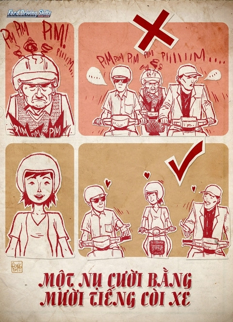 Nụ cười thay bằng tiếng còi.