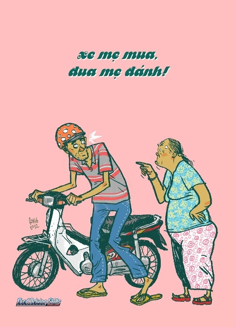 Xe mẹ mua, đua mẹ đánh.