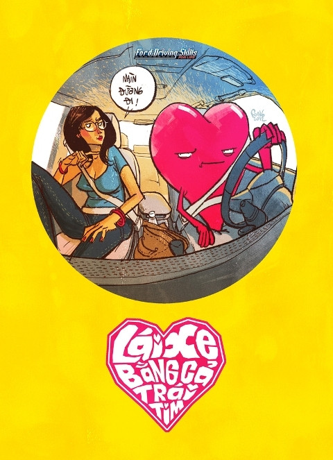 Tập trung lái xe.